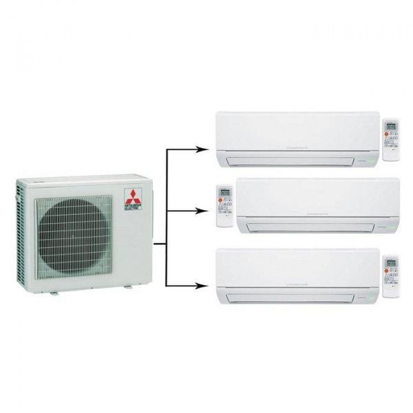 Mitsubishi Electric MXZ-3HJ50VA-ER/MSZ-HJ25VA ER*3шт / Кондиционеры