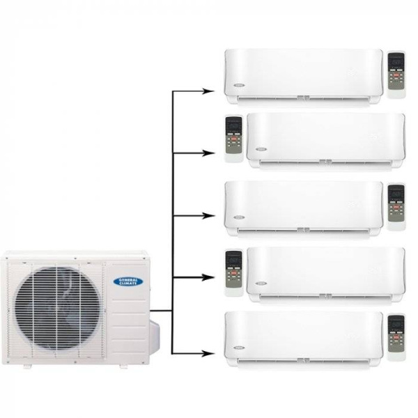General Climate GU-M5EA42HN1/GC-MES07HRN1*5шт / Кондиционеры