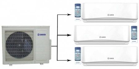 Sakata SOM-3Z80B/SIMW-25CZ*3шт / Кондиционеры