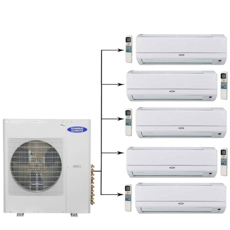 General Climate GU-M5E42H1/GC-ME07HR*5шт / Кондиционеры