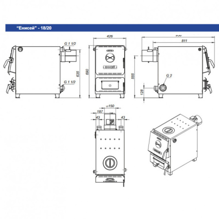 Zota Енисей-20 (без плиты) (EN 458814 0020)