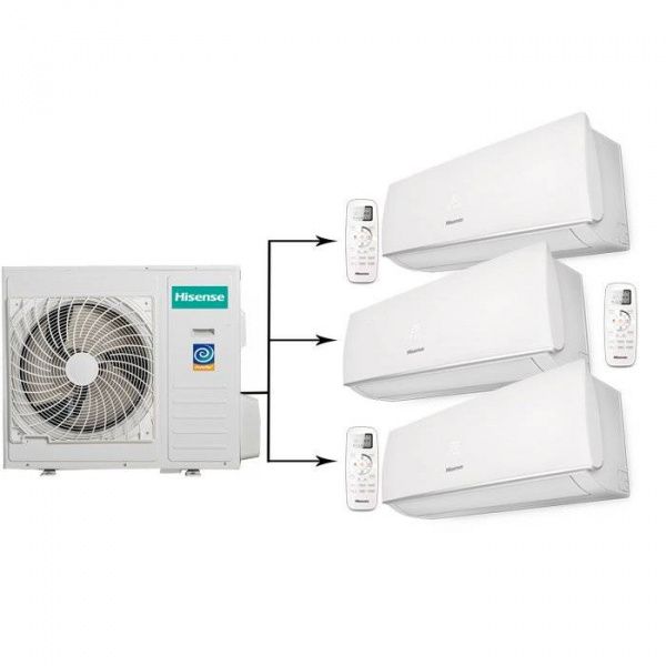 Hisense AMW3-24U4SZD/AMS-09UR4SVEDB65*3шт / Кондиционеры