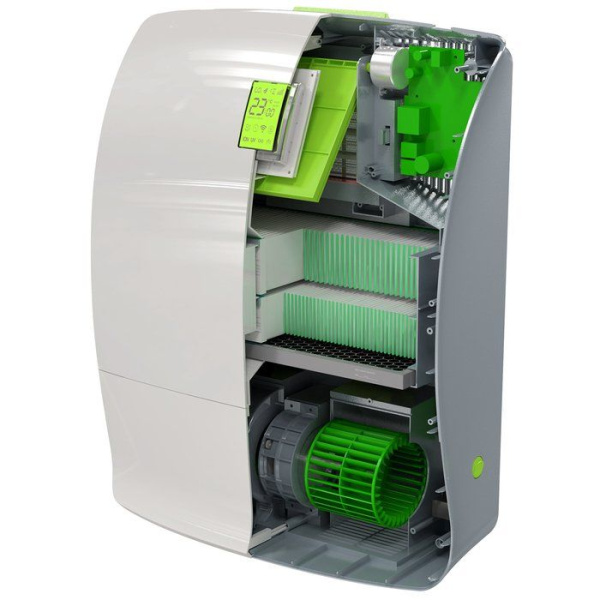 Ballu BMAC-200 Warm CO2 Wi-fi / Вентиляция