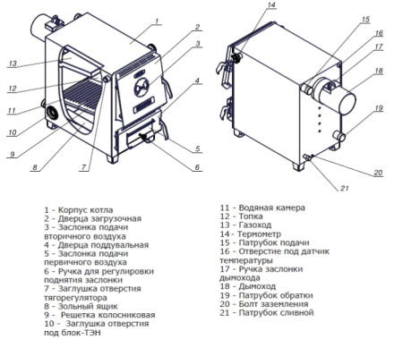 Zota Енисей-20 (без плиты) (EN 458814 0020)