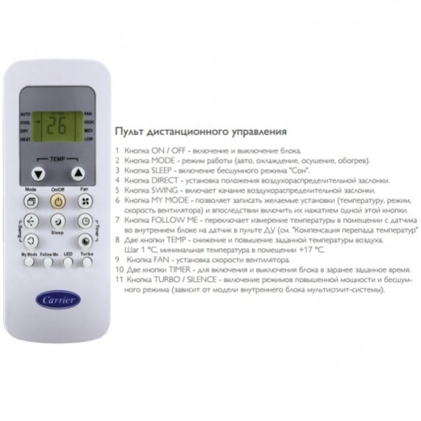 Carrier 42QTD024NS/38QUS024NS / Кондиционеры