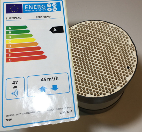 Europlast EER100WP / Вентиляция